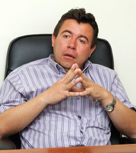 Alcalde de Tinjacá, Félix Sierra Sierra. Foto | Hisrael Garzonroa
