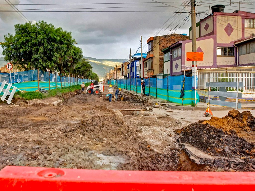 La calle 7 o Paso Nacional que une la vía del llano con la salida a Tibasosa. Foto | Hisrael Garzonroa